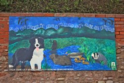 School art at Budleigh Wallpaper