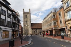 Market Place and St. Laurence's Church, Reading