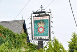 The Rose & Crown Inn Sign, Lea, Wiltshire 2019