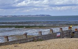 Whitstable Oyster beds Wallpaper
