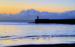 Newhaven Sunrise, East Sussex Wallpaper