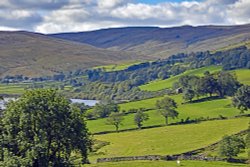 Semer Water, Countersett Wallpaper