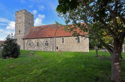 St. Mary the Virgin Church, Chalk Wallpaper