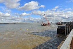 The Thames at Gravesend Wallpaper