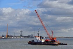 The Thames at Gravesend Wallpaper