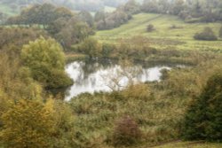 Lake behind Brough Park, Leek, Staffordshire Moorlsnds Wallpaper
