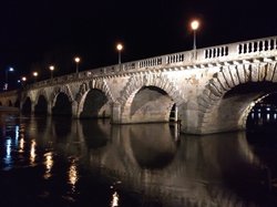 Maidenhead Bridge at night