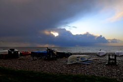 Budleigh storms Wallpaper