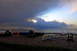 Budleigh storms