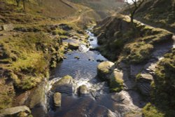 River Dane, Three Shires Head, Peak District National Park, Derbyshire Wallpaper