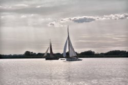 Norfolk Broads Sailing Yachts. 4 Wallpaper