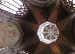 Ely Cathedral Dome, view 2 Wallpaper