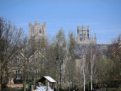 Towers of Ely Cathedral Wallpaper