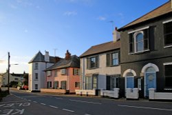 The start of Budleigh's Promenade Wallpaper