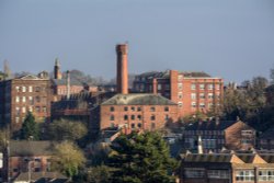 Former Silk Mills in Leek, Staffordshire Wallpaper