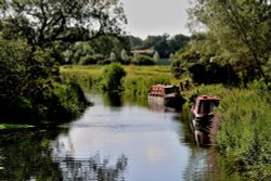 Chelmer and Blackwater Navigation Canal near Maldon, Essex Wallpaper