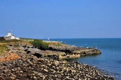 Beach at Moelfre Wallpaper