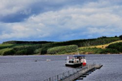 Jetty at Kielder Water Wallpaper