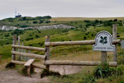 Langdon Hole near Dover Wallpaper