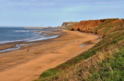 Beach and Coastline Sandsend Wallpaper