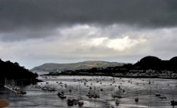 Conwy Estuary from Conwy Castle Wallpaper