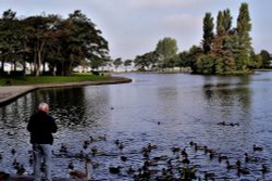 Lake at Pontefract Wallpaper