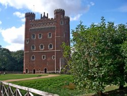 The two moat castle of Tattershall Wallpaper