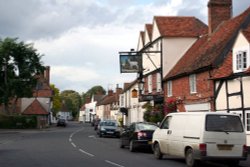 High Street and The White Hart Hotel, Dorchester-on-Thames Wallpaper