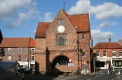 The 17th century town hall in Watlington Wallpaper