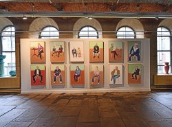 David Hockney paintings at Salts Mill exhibition Wallpaper