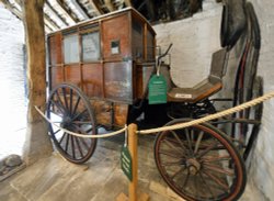 Shibden Hall Exhibition, carriage ambulance Wallpaper