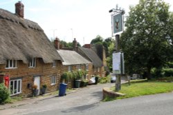 The green at Swalcliffe Wallpaper