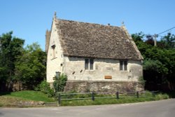 The old school building (now a museum) in Uffington Wallpaper