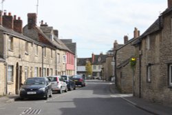 Street scene in Eynsham Wallpaper