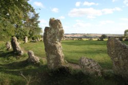 The King's Men, part of the megalithic Rollright Stones Wallpaper