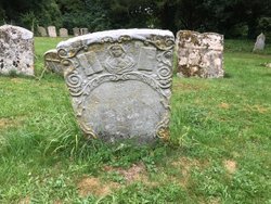 St Botolph's Church, Swyncombe, Oxfordshire - Victorian headstones Wallpaper