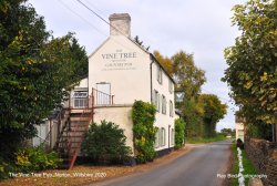 The Vine Tree Pub, Norton, Wiltshire 2020 Wallpaper