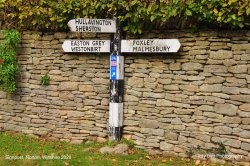 Signpost, Norton, Wiltshire 2020 Wallpaper