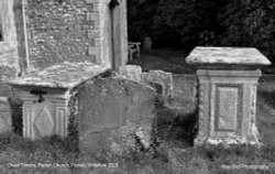 Chest Tombs, Churchyard, Foxley, Wiltshire 2020 Wallpaper