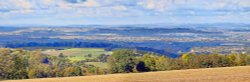 View towards Tewkesbury in the Cotswolds Wallpaper