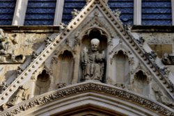 York Minster Stone Carvings Wallpaper