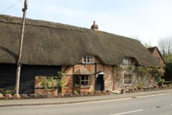 One of the few thatched cottages in Great Shefford