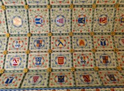 The Painted Ceiling at St. Laurence Church, Bourton on the Water Wallpaper