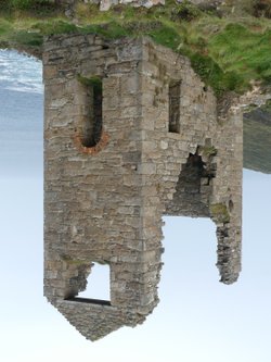 Botallack tin mine remains
