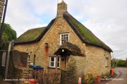 Thatched Cottage, The Street, Littleton Drew, Wiltshire 2020 Wallpaper