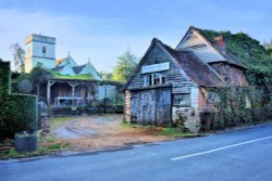 The Old Forge on The Street in Betchworth, Surrey Wallpaper