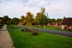 Autumn Evening View Down Octagon Road Wallpaper