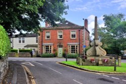 The Jebson Memorial and the Manor House at West Bretton. Wallpaper