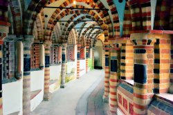 Horsley Towers Cloisters Wallpaper