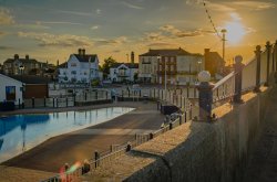 Sutton On Sea sunset Wallpaper